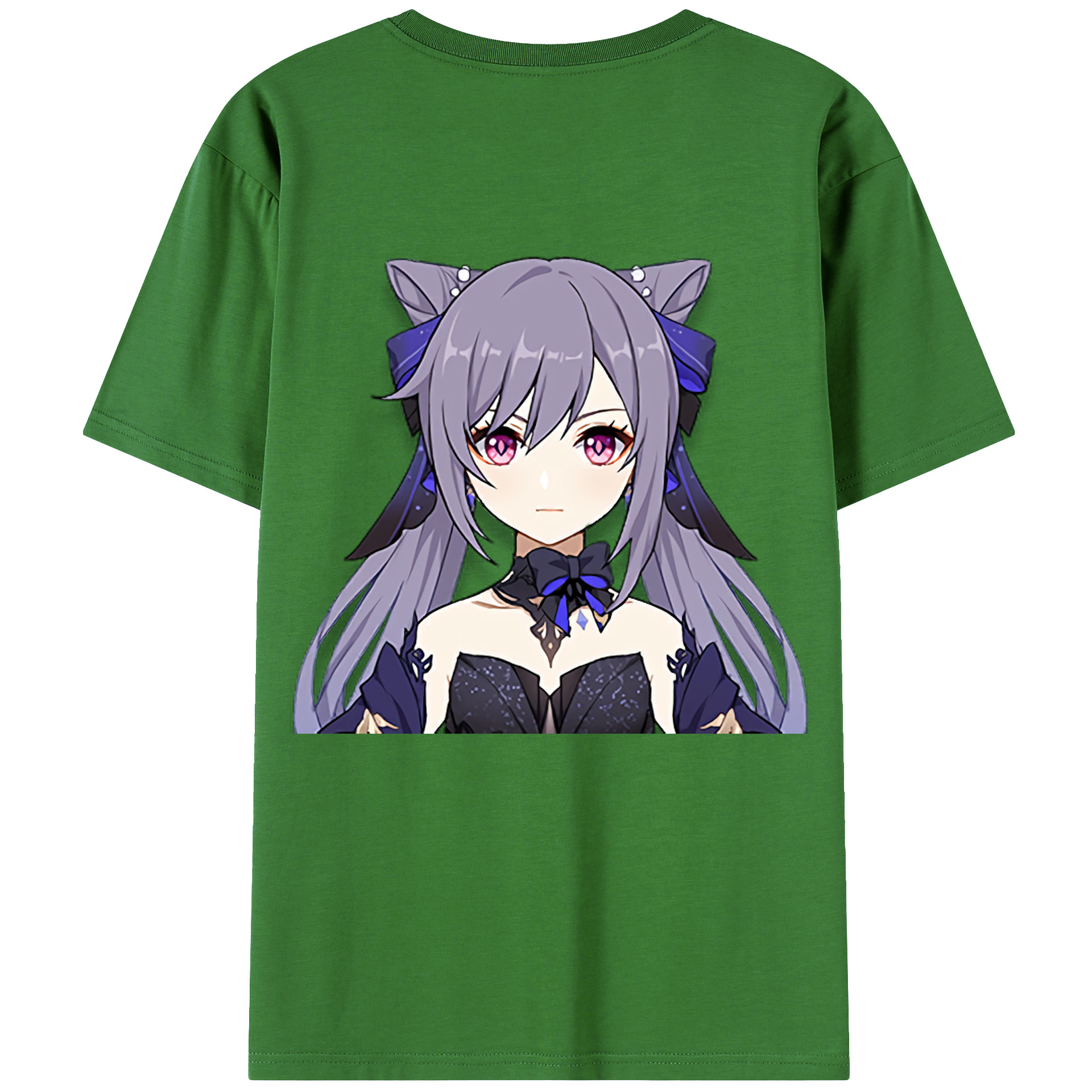 げんし神 刻晴 こくせい genshin Kokusei レディース半袖Tシャツ(バックプリント)